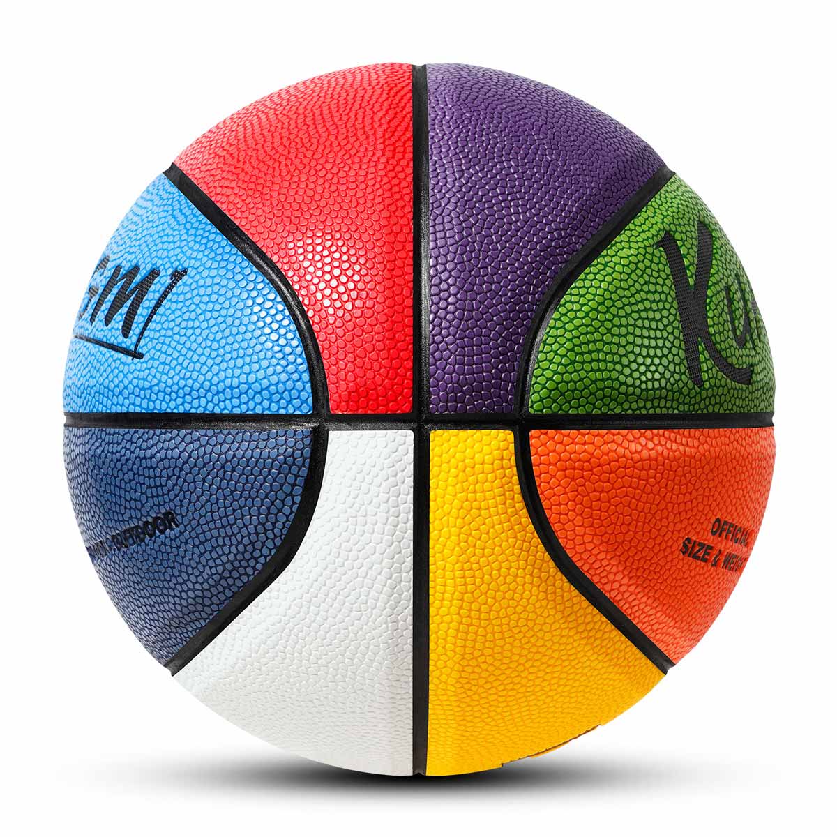 Kuangmi 8-Farben Basketball – Alle Größen 3/4/5/6/7