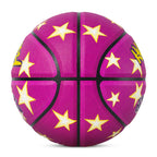 Kuangmi Lila Sterne Street Basketball Größe 7