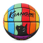 Kuangmi Regenbogen Katze Basketball Größe 7