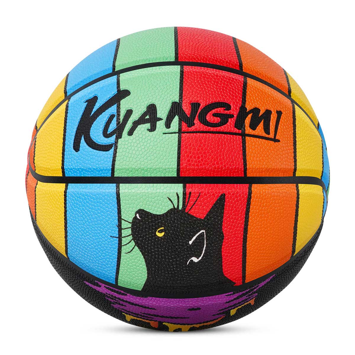 Kuangmi Regenbogen Katze Basketball Größe 7