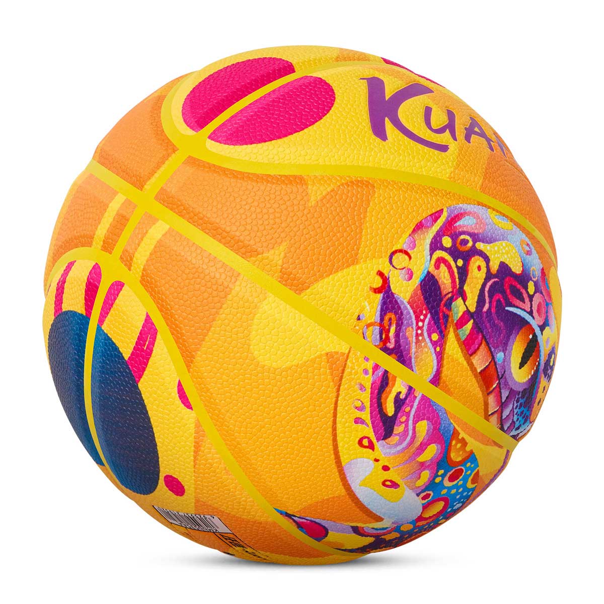 Kuangmi Mamba Schlange gemalter Basketball Größe 6/7