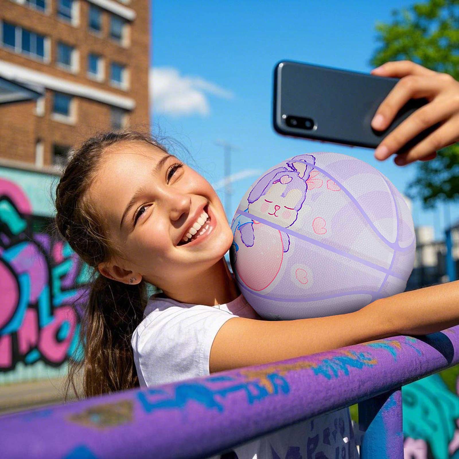 Kuangmi Süßer Hasen-Basketball Größe 6/7
