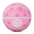 Front view of Kuangmi Pink Series Basketball
