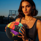 Kuangmi Regenbogen Katze Basketball Größe 7