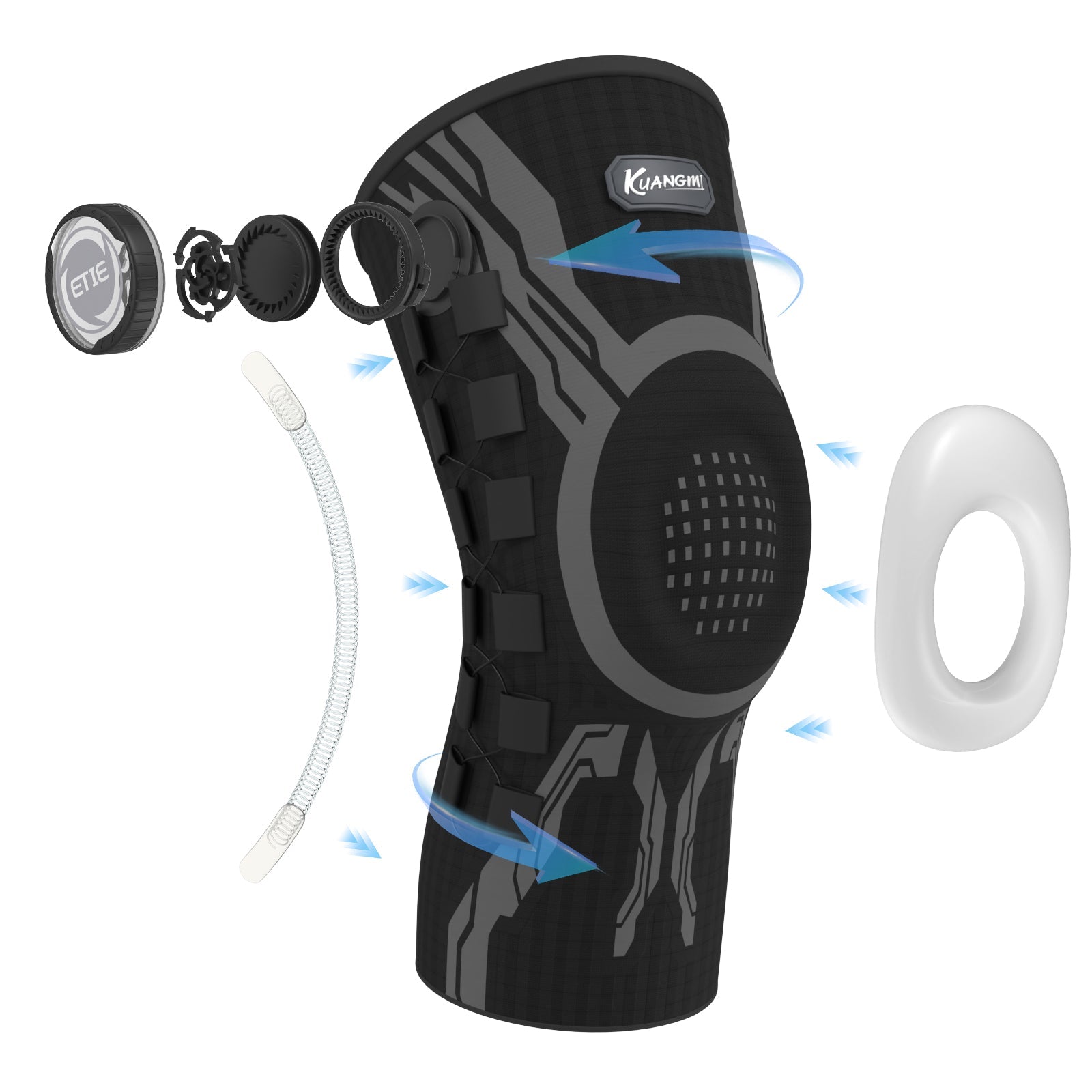 Kuangmi® Intelligente Kniebandage – Standard (ETIE-Drehknopf)